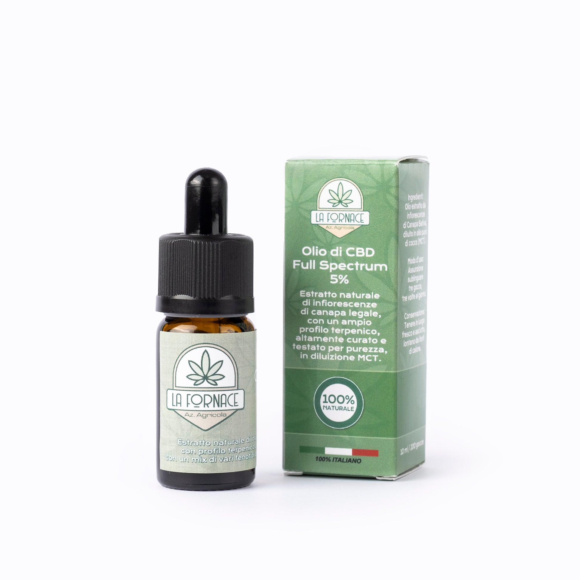 Olio CBD al 5% Az. Agr. La Fornace Olio CBD al 5% Az. Agr. La Fornace